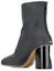 Lookbook (W) Botines de Moda con Tacón Curvado de Cuero Maison Margiela 'Negro' S39WU0139P3048T8013
