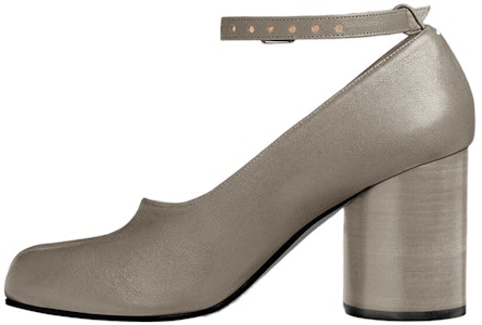 (W) Maison Margiela 灰色皮革时尚搭扣粗跟鞋 S34WL0021P3753T8135 Buy (W) Maison Margiela 灰色皮革时尚搭扣粗跟鞋 S34WL0021P3753T8135