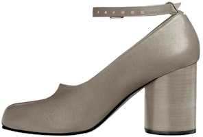 (Women) Maison Margiela Leather Gray 'Fashion Buckle Chunky Heel' S34WL0021P3753T8135 (Women) Maison Margiela Leather Gray 'Fashion Buckle Chunky Heel' S34WL0021P3753T8135