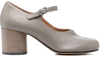 Maison Margiela梅森瑪吉拉 牛皮 時尚搭扣 粗根 高筒鞋 8cm 女款 灰色 Purchase Maison Margiela梅森瑪吉拉 牛皮 時尚搭扣 粗根 高筒鞋 8cm 女款 灰色