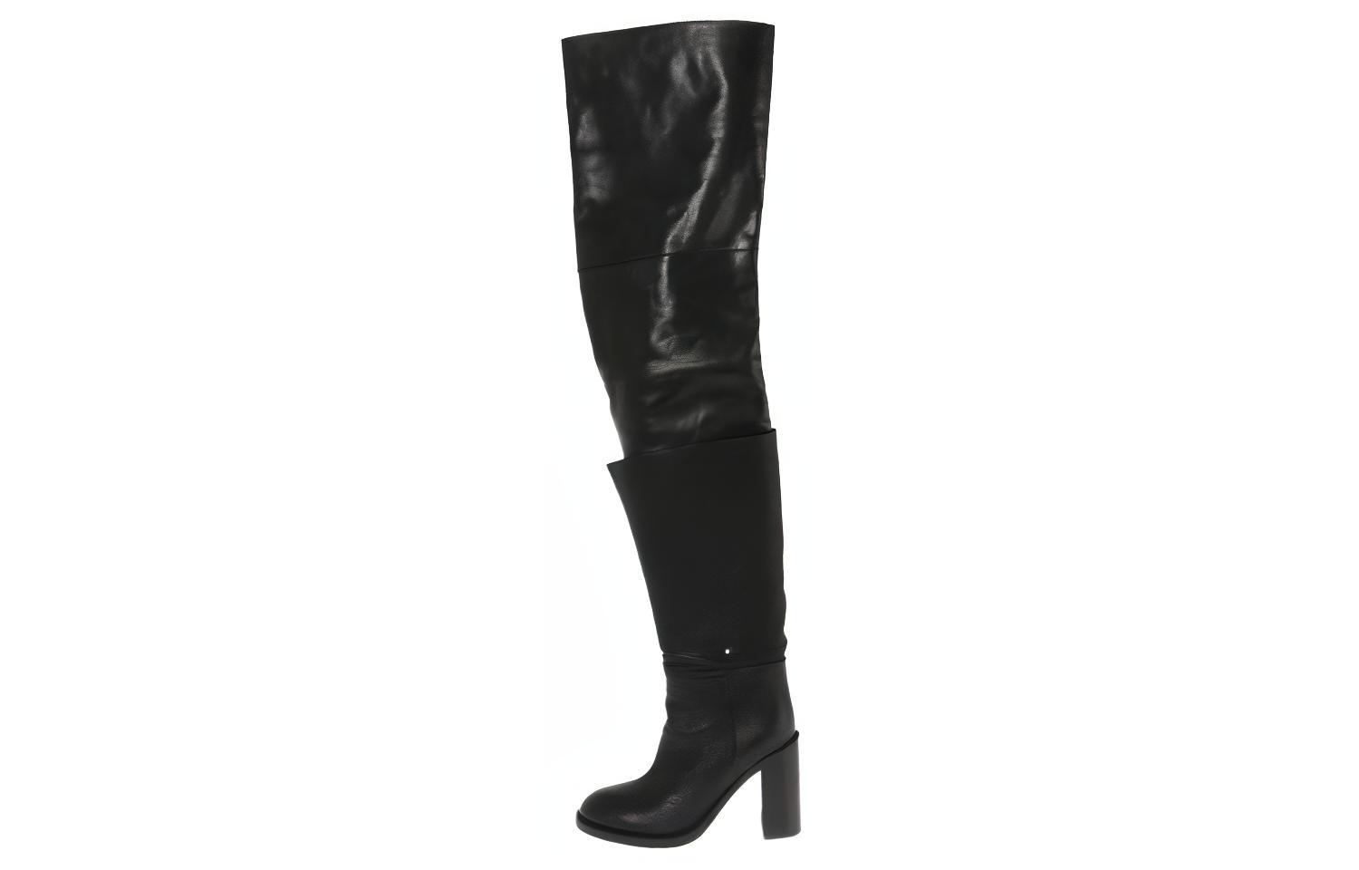 (Women) Maison Margiela Leather High-Top 'Black Fashion' S40WW0043SY0720900