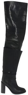 (W) Maison Margiela Kulit High-Top 'Fesyen Hitam' S40WW0043SY0720900 Order (W) Maison Margiela Kulit High-Top 'Fesyen Hitam' S40WW0043SY0720900