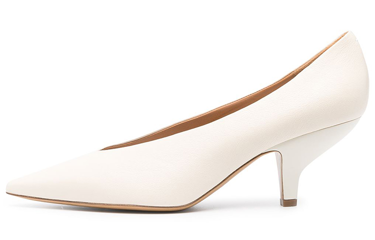 Buy (W) 메종 마르지엘라 화이트 가죽 하이탑 S58WL0207P3753T1003