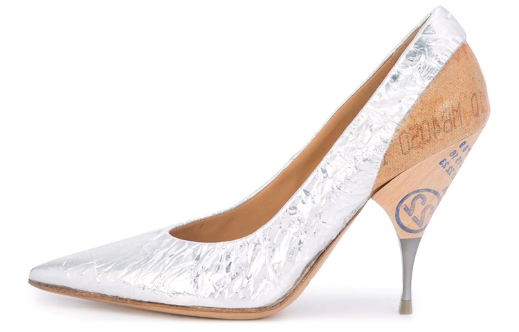 (W) Maison Margiela Leather High Heel 'Metallic Bronze'