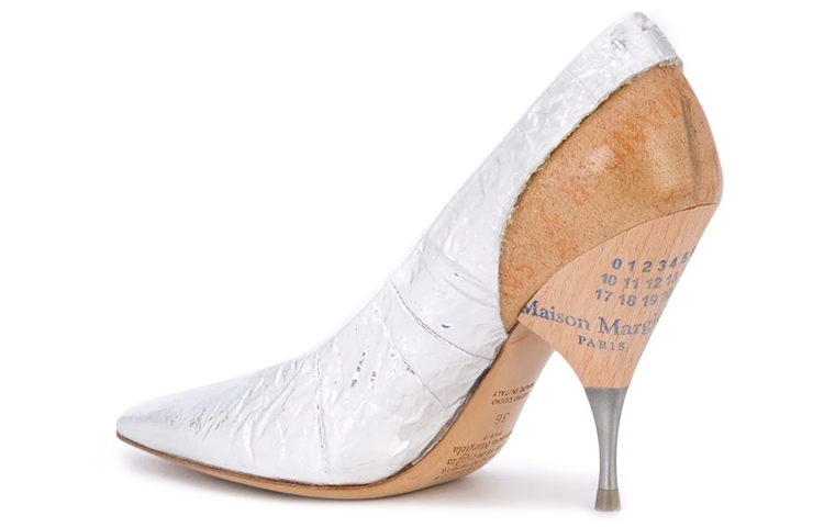 (W) Maison Margiela Leather High Heel 'Metallic Bronze' 圖 4