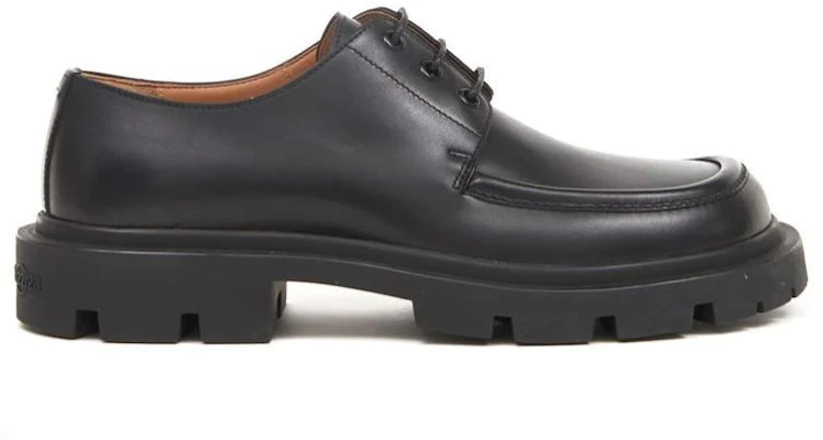 (W) Maison Margiela Scarpe in Pelle Stringate ''Moda Nera'' S58WQ0133P3292H8396 Order (W) Maison Margiela Scarpe in Pelle Stringate ''Moda Nera'' S58WQ0133P3292H8396