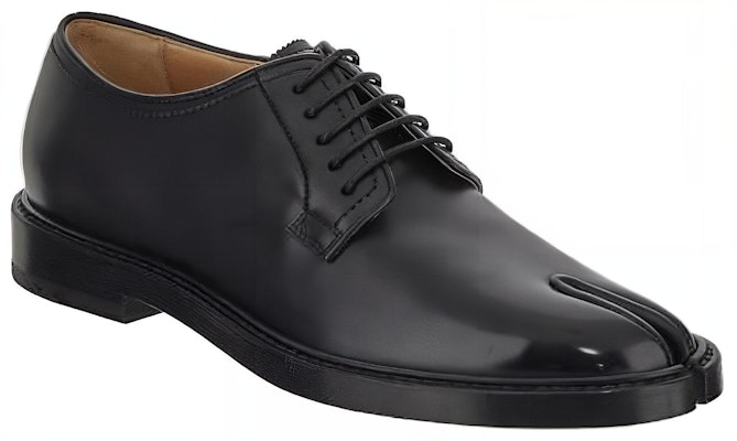 (Women) Maison Margiela Leather Lace-Up Sneakers 'Black' S39WQ0086P5602T8013 Lookbook (Women) Maison Margiela Leather Lace-Up Sneakers 'Black' S39WQ0086P5602T8013