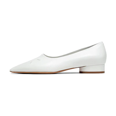 (W) Maison Margiela Leather Loafer 'White'