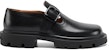 (W) Maison Margiela Kasut Loafer Kulit dengan Gelung 'Hitam' S58WP0262P3292H8396