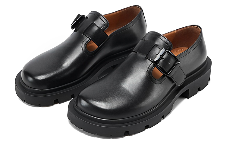 Lookbook (W) Maison Margiela Loafer Kulit dengan Loop 'Hitam' S58WP0262P3292H8396