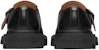 (W) Maison Margiela Kasut Loafer Kulit dengan Gelung 'Hitam' S58WP0262P3292H8396