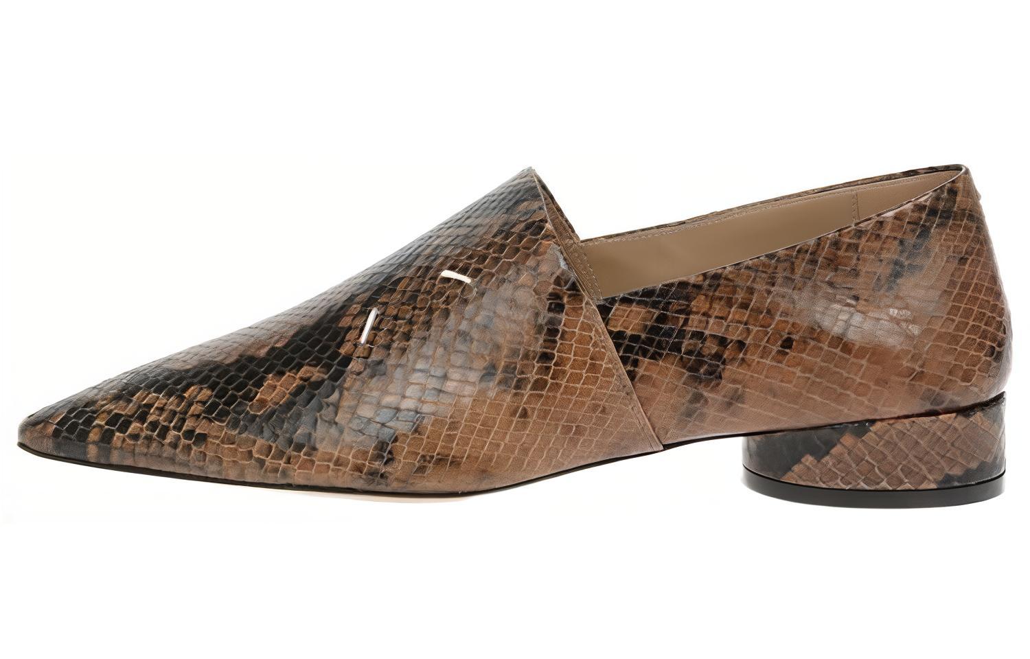 (Women) Maison Margiela Leather Low-Top 'Brown' S58WR0036P2785H8293