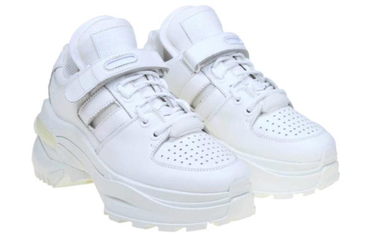 (W) Maison Margiela Leather Low-Top 'White' 圖 3