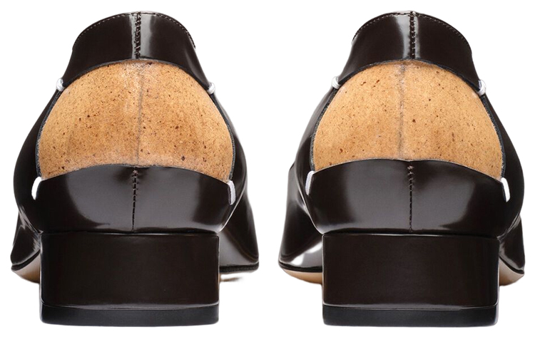 (W) Maison Margiela Leather Low Top 'Brown' 圖 4