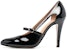 (W) Maison Margiela Kulit Lesong Tumit Tinggi Slip-On 'Hitam' S58WL0230P4347T8013