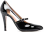 Order (W) Maison Margiela Leren Patent Openwork Slip-On Hoge Hakken ''Zwart'' S58WL0230P4347T8013