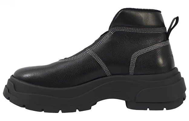 (W) Bota de Plataforma de Cuero Maison Margiela con Correa de Moda 'Negra' S57WR0139P3827T7041(yc) Buy (W) Bota de Plataforma de Cuero Maison Margiela con Correa de Moda 'Negra' S57WR0139P3827T7041(yc)