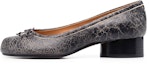 Buy (W) Maison Margiela Kasut Tumit Tebal Slip-On Kulit Cetak 'Hitam' S58WZ0044P5342H9458
