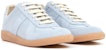 (W) Kasut Sneaker Rendah Maison Margiela Kulit Bertali Hujung Bulat 'Biru' S58WS0109P1895