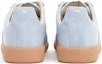 Shop (W) Kasut Sneaker Rendah Maison Margiela Kulit Bertali Hujung Bulat 'Biru' S58WS0109P1895