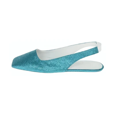 (W) Maison Margiela Leather Sandal 'Green'