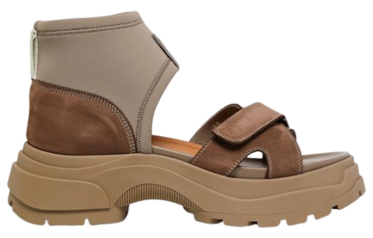 (W) Maison Margiela Leather Sandals 'Brown' 圖 2