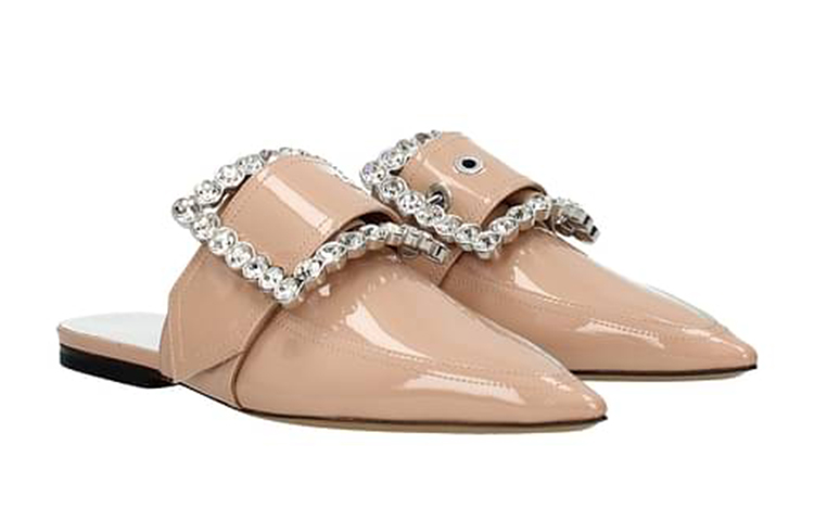 Shop (W) 메종 마르지엘라 핑크 크리스탈 샌들 S58WX0008SY0447129