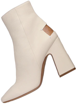 (W) Bottes Blanches à Talon Carré et Zip Côté en Cuir Maison Margiela S58WU0385P3753T1003 Lookbook (W) Bottes Blanches à Talon Carré et Zip Côté en Cuir Maison Margiela S58WU0385P3753T1003