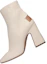 Lookbook (W) Bottes Blanches à Talon Carré et Zip Côté en Cuir Maison Margiela S58WU0385P3753T1003