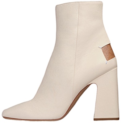(W) Boot Kulit Resleting Samping Maison Margiela Square-Toe Putih S58WU0385P3753T1003 Buy (W) Boot Kulit Resleting Samping Maison Margiela Square-Toe Putih S58WU0385P3753T1003
