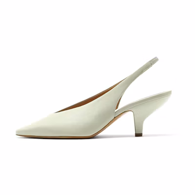 (W) Maison Margiela Leather Slingback 'Light Green'