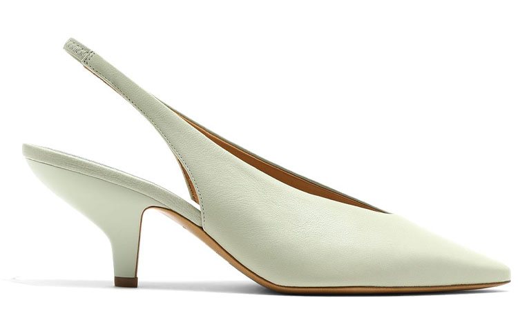 (W) Maison Margiela Leather Slingback 'Light Green' 圖 2