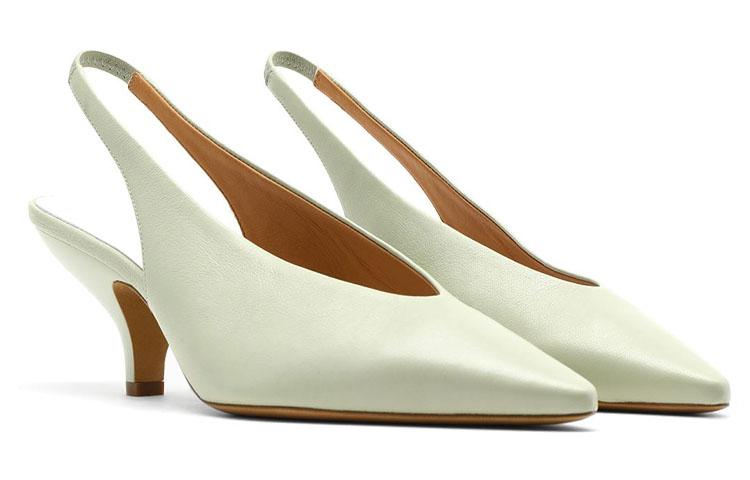 (W) Maison Margiela Leather Slingback 'Light Green' 圖 3