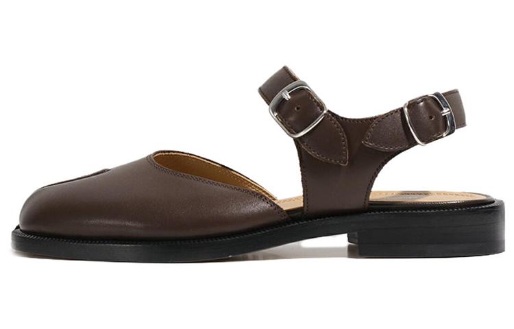 (Women) Maison Margiela Leather Slip-On Flat 'Brown' S58WP0249P3292T2154