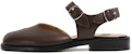 (W) Maison Margiela Kasut Kulit Slip-On 'Coklat' S58WP0249P3292T2154