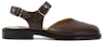 (W) Maison Margiela Kasut Kulit Slip-On 'Coklat' S58WP0249P3292T2154