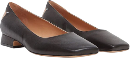 Order (W) Maison Margiela Flats de Punta Cuadrada en Piel 'Negro' S58WZ0115P3753T8013