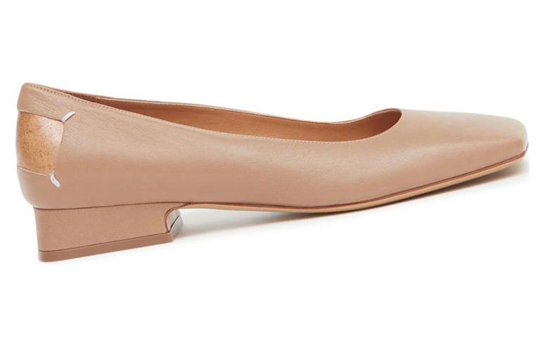 Lookbook (W) Maison Margiela Flats de Piel 'Marrón' con Punta Cuadrada S58WZ0115P3753T2172