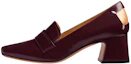 Buy (W) Maison Margiela Talons Hauts Carrés en Cuir Slip-On ''Bordeaux'' S58WR0105PS679T5114