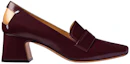 Order (W) Maison Margiela Talons Hauts Carrés en Cuir Slip-On ''Bordeaux'' S58WR0105PS679T5114