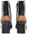(W) Maison Margiela But Kulit Hujung Empat Segi Zip 6cm 'Hitam' S58WU0393PS679T8013