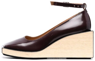 (Women) Maison Margiela Leather Square Toe Block Heel 'Brown' S58WL0224PS679T5114 (Women) Maison Margiela Leather Square Toe Block Heel 'Brown' S58WL0224PS679T5114
