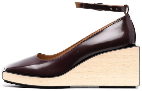 (W) 马丁·马吉拉棕色方头粗跟皮鞋 S58WL0224PS679T5114 Buy (W) 马丁·马吉拉棕色方头粗跟皮鞋 S58WL0224PS679T5114