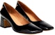 (Women) Maison Margiela Leather Square-Toe Block Heel Mules 'Black' S58WL0226PS679T8013
