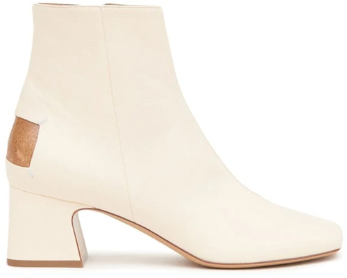 (W) Maison Margiela 白色方头厚跟拉链短靴 S58WU0393P3753T1003 Order (W) Maison Margiela 白色方头厚跟拉链短靴 S58WU0393P3753T1003