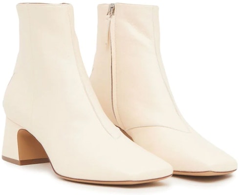 (W) Maison Margiela 白色方头厚跟拉链短靴 S58WU0393P3753T1003 Lookbook (W) Maison Margiela 白色方头厚跟拉链短靴 S58WU0393P3753T1003