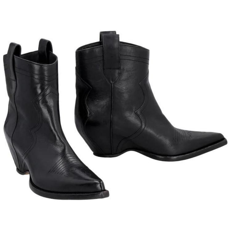 Lookbook (Women) Maison Margiela Leather Tabi Boot 'Black' S58WU0344P1988T8013