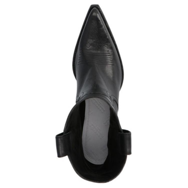 Shop (Women) Maison Margiela Leather Tabi Boot 'Black' S58WU0344P1988T8013