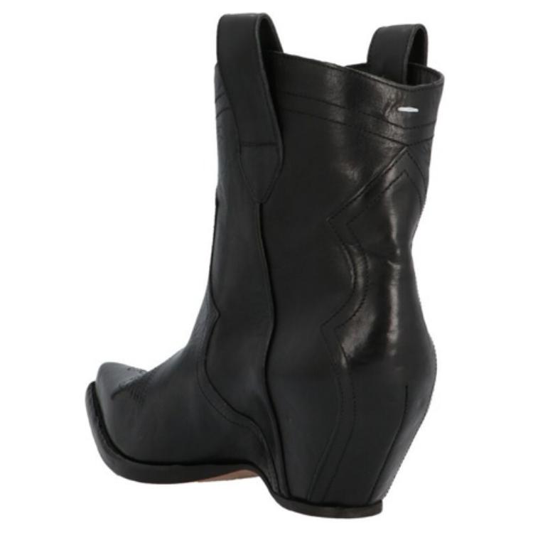 Purchase (Women) Maison Margiela Leather Tabi Boot 'Black' S58WU0344P1988T8013
