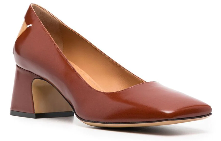 Order (W) Maison Margiela Sepatu Bot Kulit Tabi 'Coklat' S58WL0226PS679T2253